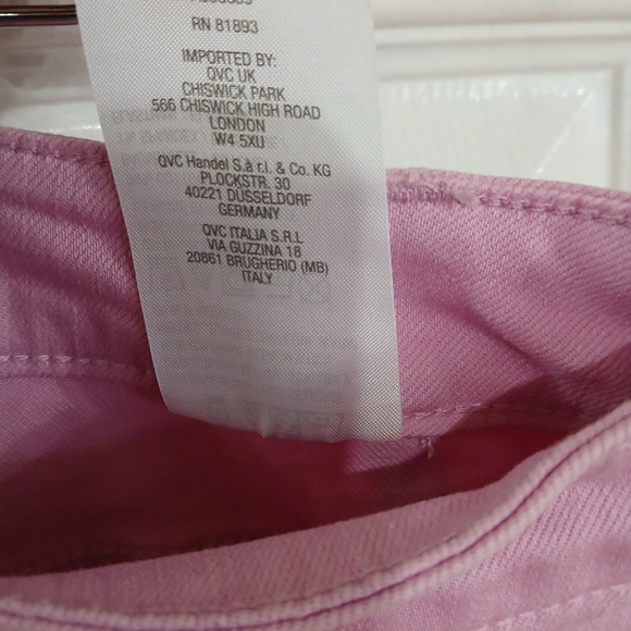 J Jason Wu Petite Colored Denim Straight Leg Cropped Jeans Plus Sized 16 - Picture 7 of 7